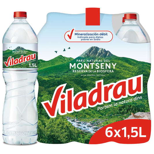 Agua Viladrau 1,5 L X 6